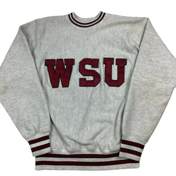 Vintage Washington State Cougars reverse weave ringer crewneck - Picture 1 of 7